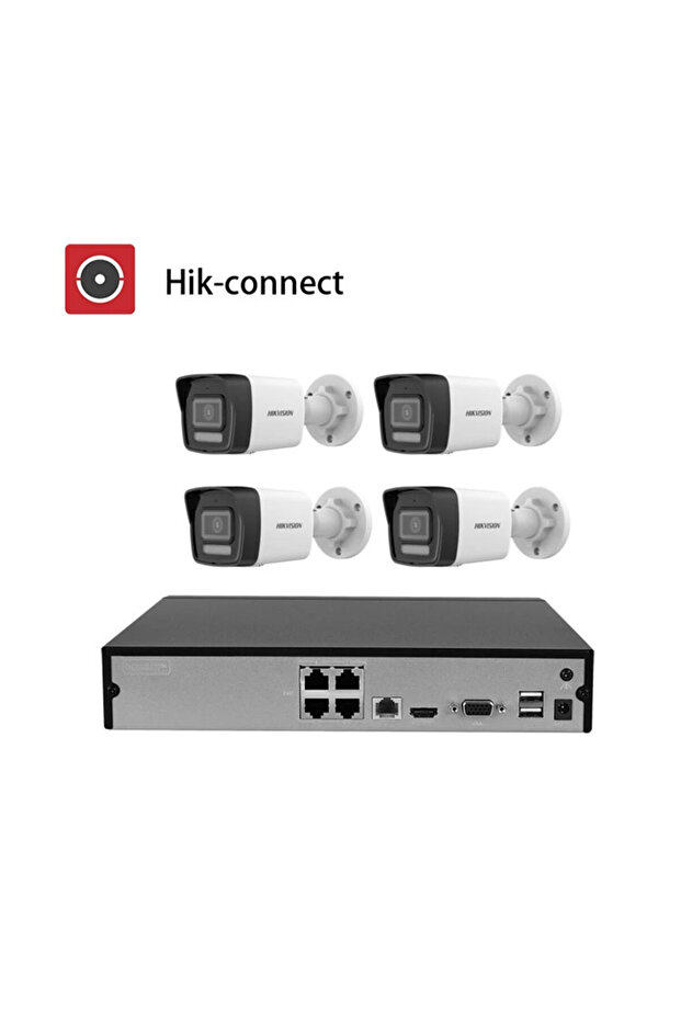 HIK OEM 5MP/6MP/8MP PoE CCTV Security Surveillance System - Motion Detection, Two-way Audio, 4/8/16 - 1