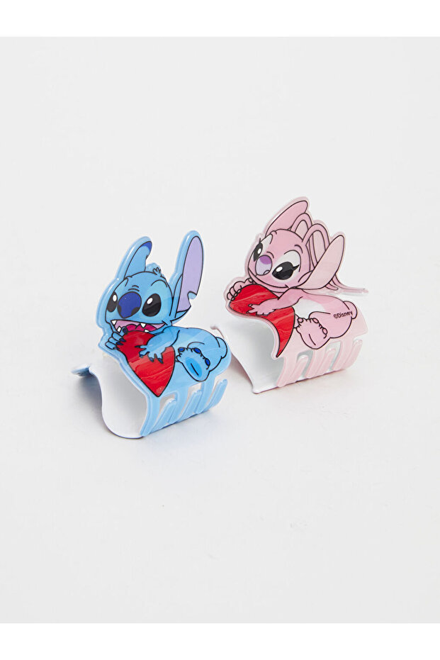 Sparkling Choices from Shining Store |   Lilo and Stitch Printed Girl's Snap Buckle Set of 2 - 1