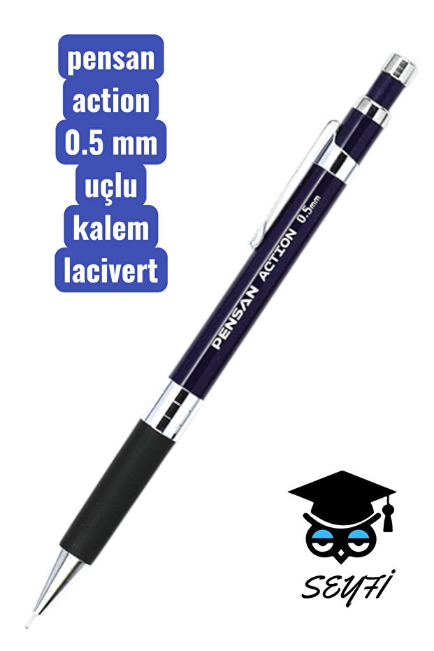 Pensan Action Versatil Pen 0.5 mm Tip Pen with Silicone Grip Area and High Quality Mechanism