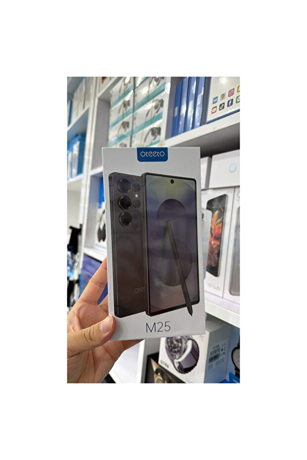 هاتف ذكي Oteeto M25 4G - شاشة HD+ مقاس 6.8 بوصة، ذاكرة وصول عشوائي (RAM) سعة 8 جيجابايت + سعة تخزين 256 جيجابايت، ثنائي الشريحة، نظام التشغيل Android 13، قلم