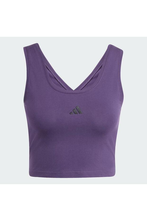 Essentials Small Logo Cotton Kadın Atlet - 4