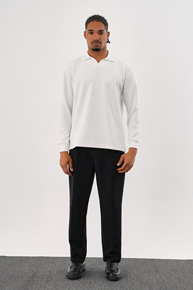 MELLOW Oversize Sweatshirt Beyaz - 2