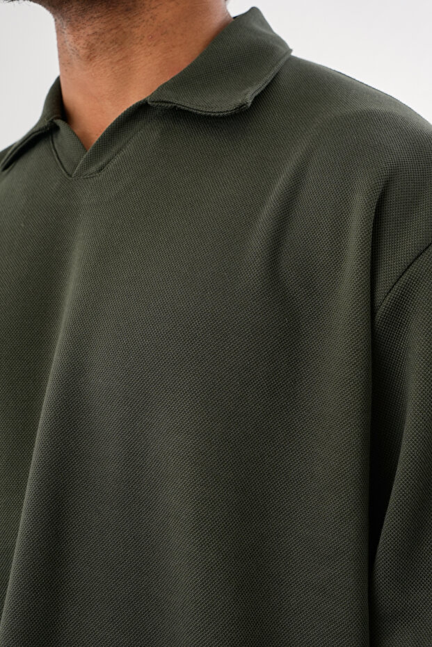 EASE Oversize Sweatshirt Haki - 2