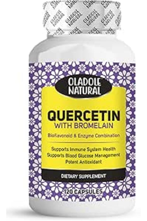 Quercetin With Bromelain - 120 capsules