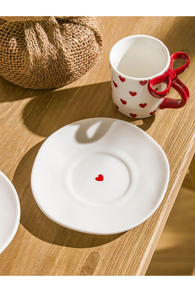 Create Your Style from Uzg Store |   Heart Patterned 2-Person Coffee Cup Set - 3