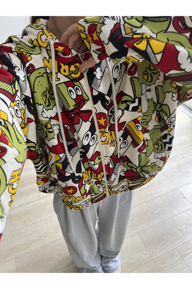The Grinch Kapüşonlu Ceket