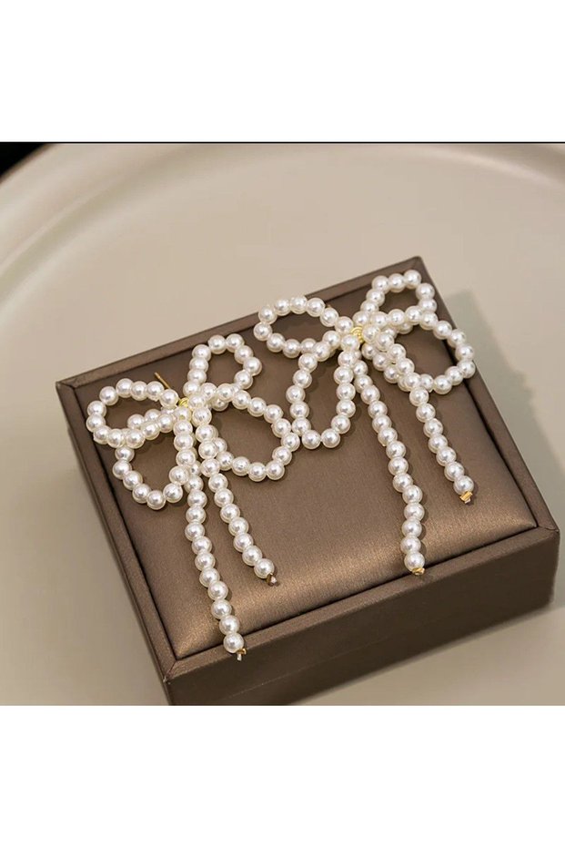 Elegant Earrings with Bowknot Design That Reveal Your Beauty