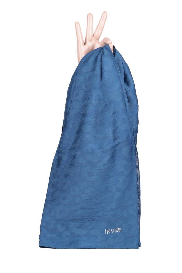 Şal leopard INDIGO - 1