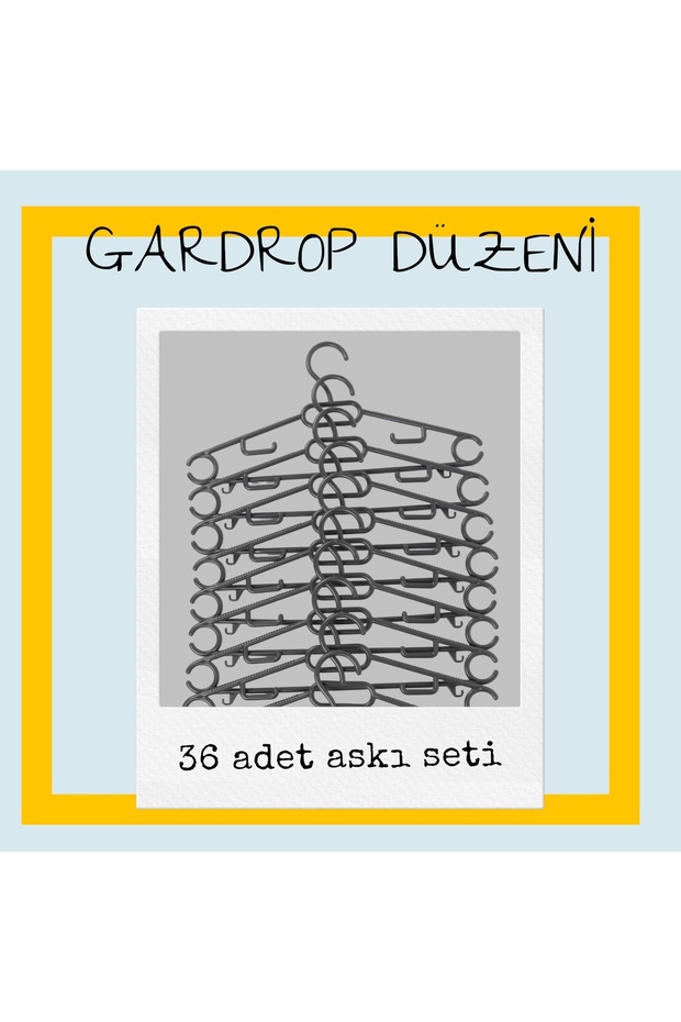 Plastik askı 36 lı - 5