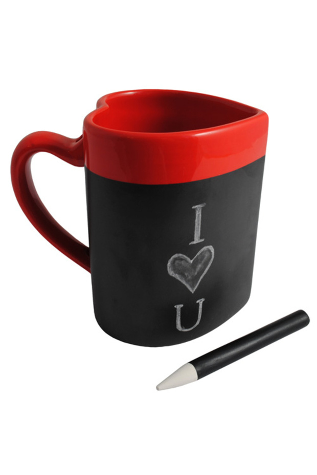 Heart mug with message - 2
