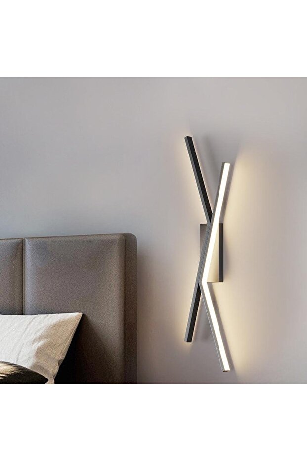 Aplik Liya Model 70 Cm Gri - 3