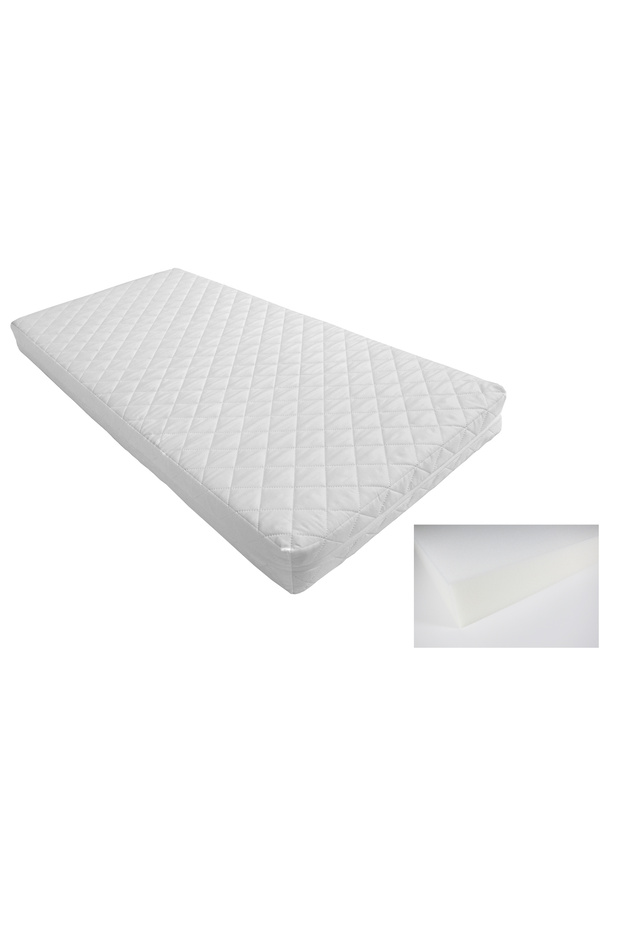 Saltea bebe basic burete 80x40x5 cm - 1