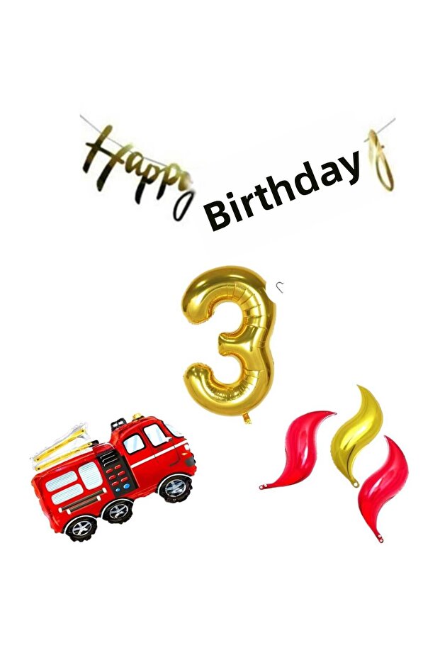 Fire Fire Foil Balloon - 1