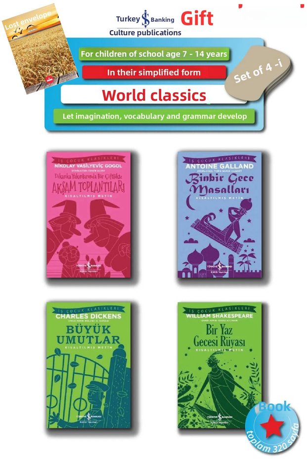 For School Children Aged 7-14, with Simplified Conditions Dünya Klasikleri Seti