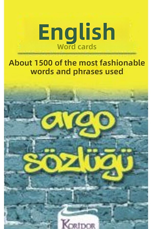 English Vocabulary Cards: Slang Dictionary