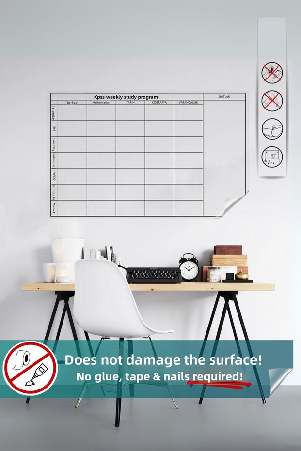 Kpss Worksheet Planner - Smart Paper with Note Document Holder Feature, Non-Adhesive Holding