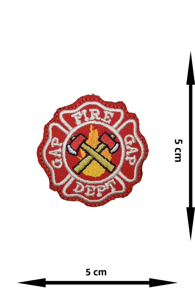 نموذج رقعة تزوير يدوية - رقعة - تزوير النار (5 سم × 5 سم) - 1