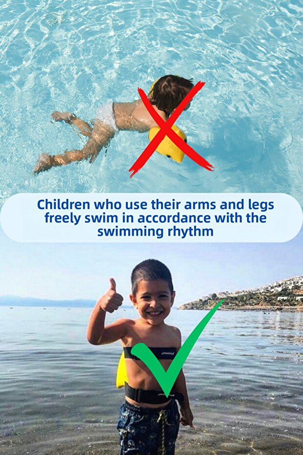 زعانف تعليمية للسباحة باللون الأزرق - 3