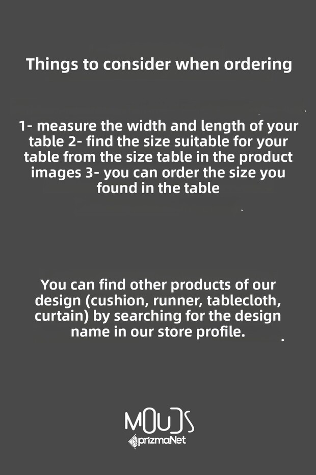 Ramadan Pattern Rectangular Carefree Tablecloth, Suede Textured Table Cloth - 5