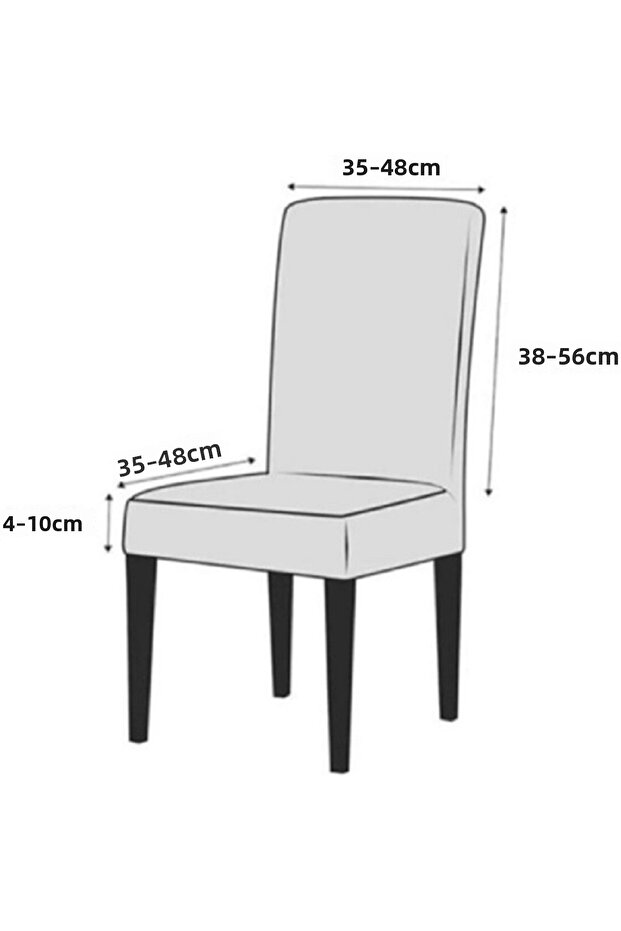 غطاء كرسي ليكرا مرن مرن - قطعة واحدة بنمط Pitikare - 2
