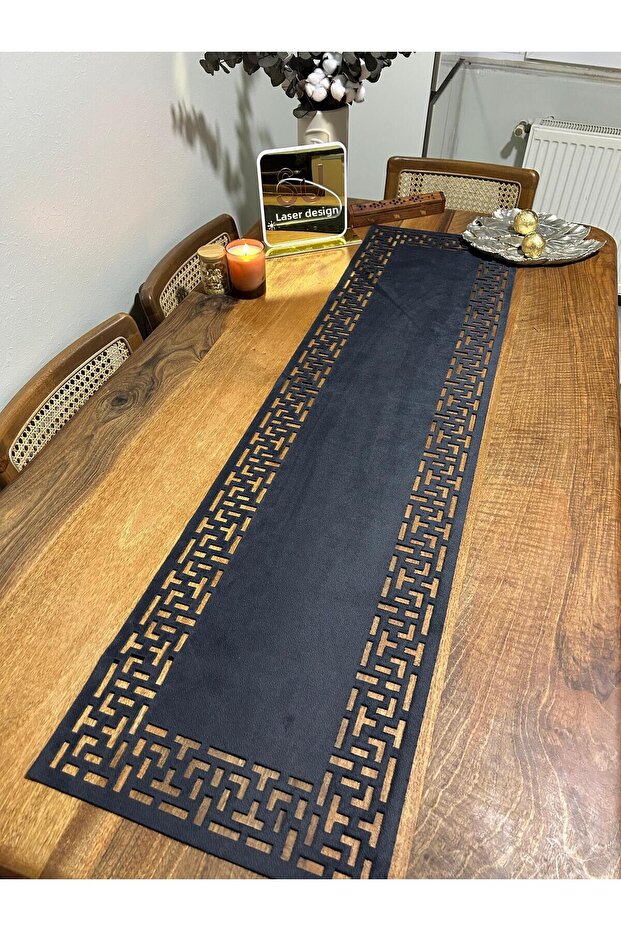Runner elegant din piele artificială - 1