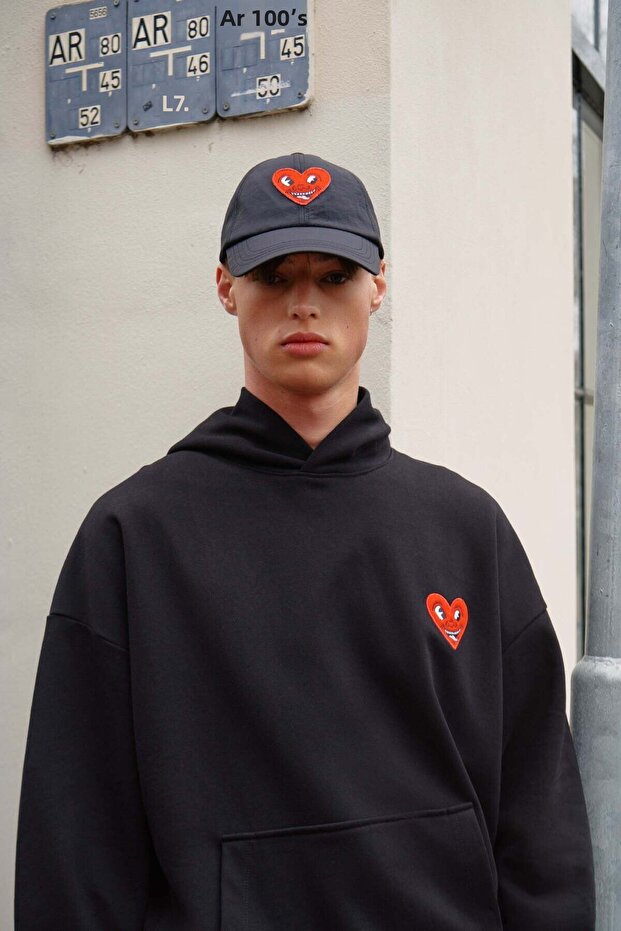 Șapcă inimă neagră - 1