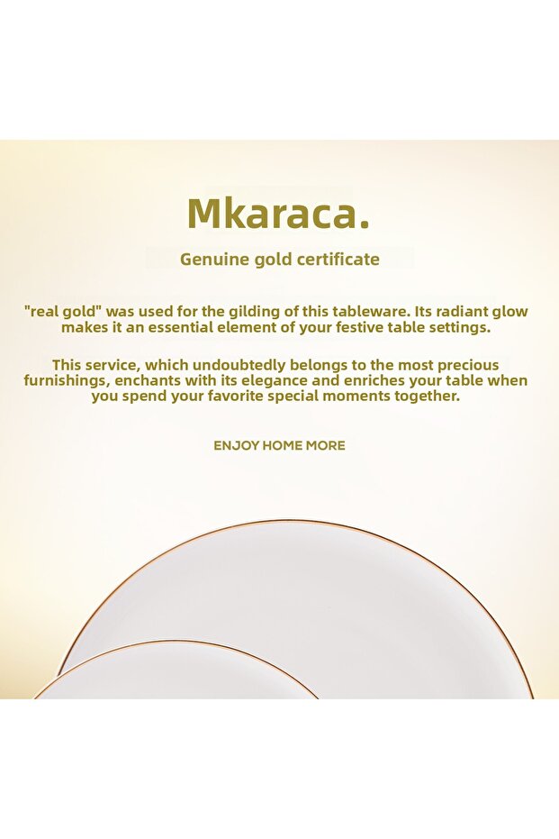 Marcelo Gold Sada nádobí a nádobí pro 6 osob 26dílná sada Geschirrset Frühstücksset - 9