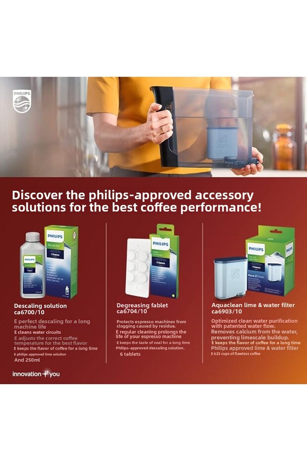 Ca6700/10 Espresso Machine Descaling Solution - 6