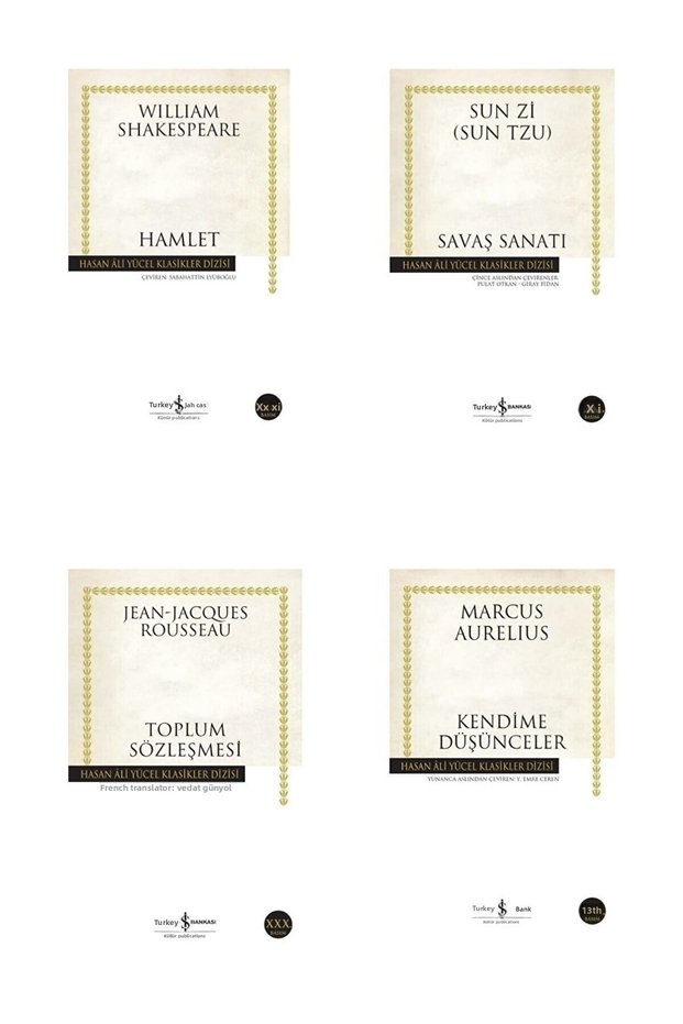 Dünya Klasikleri En Çok Okunan 4 Kitap Set