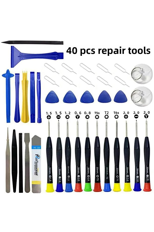 40 in 1 Set 40 in 1 Mobile Phone Repair Tools Disassemble Repair Set for iPhone Screwdriver Combinat