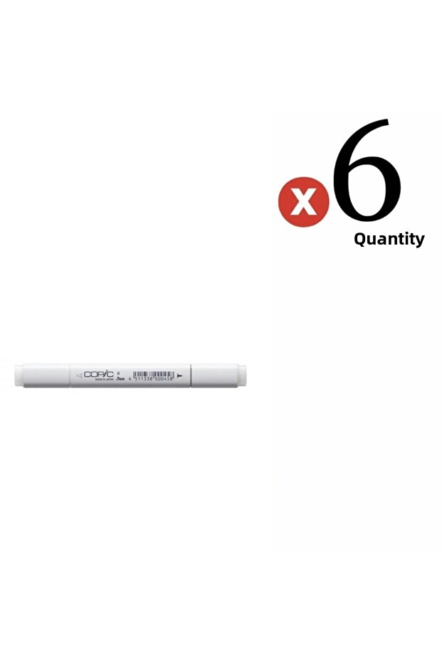 Marker Pen 0 Blender 6 Pieces Set