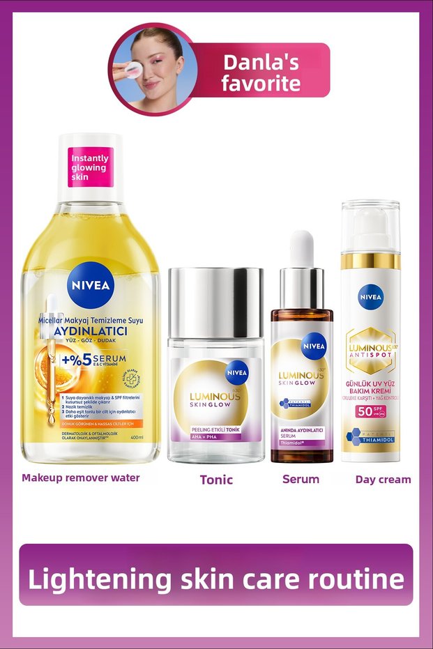 Brightening Anti-Blemish Dowry Skin Care Set, Spf50 Sunscreen, Moisturizing Day Face Cream