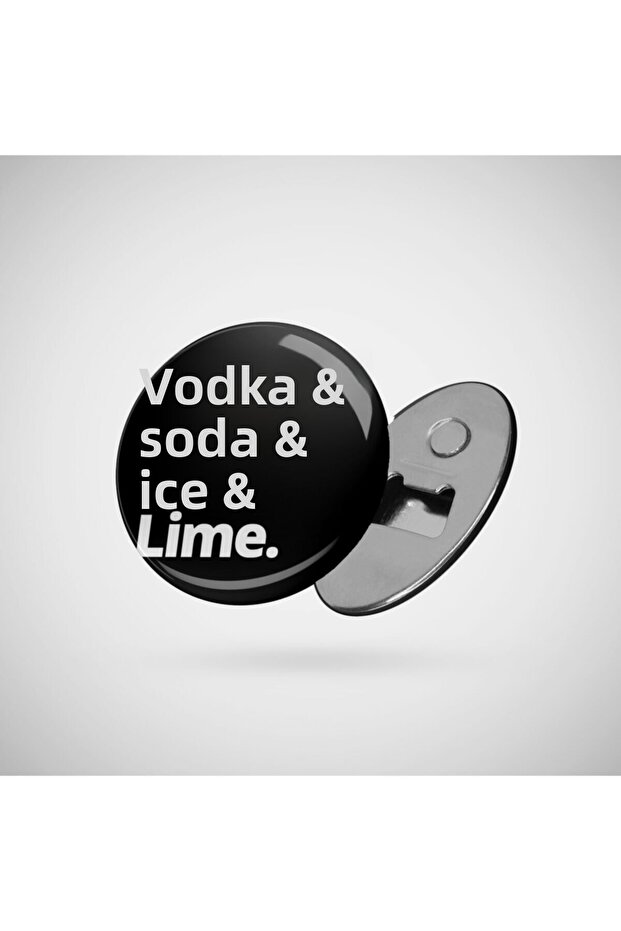 Vodka Soda Ice And Lime Opener - 1