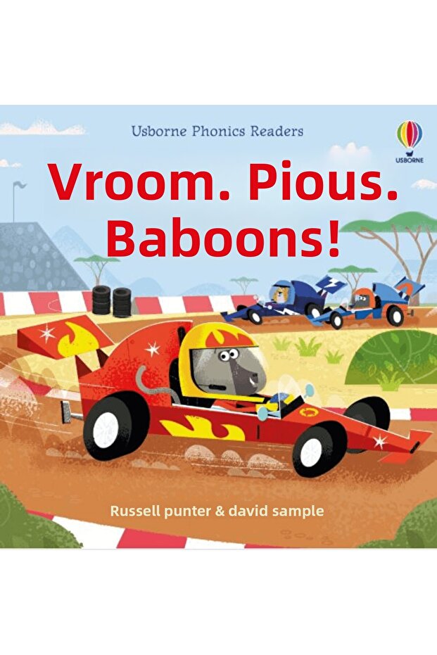 Vroom, Vroom, Baboon! / Russell Punter / Usborne / 9781805072171