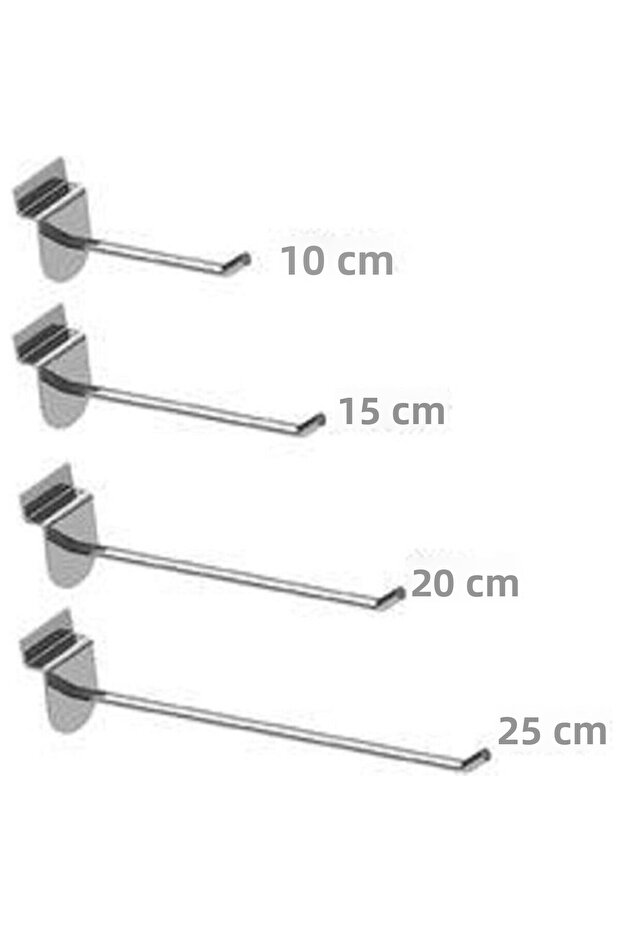 Channel Board Hook 25cm 50 Pieces
