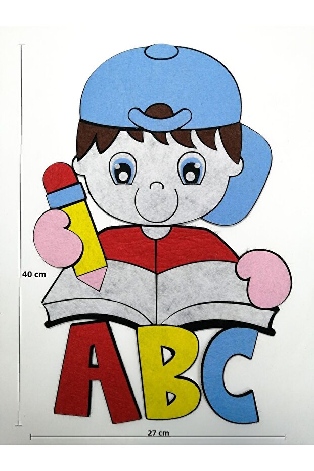 مجسم لباد للأطفال ABC 40 سم
