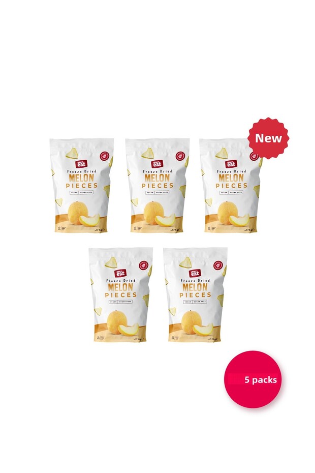 Melon Dried Fruit Chips 15 g X 5 Pieces Freeze Dried Fruit
