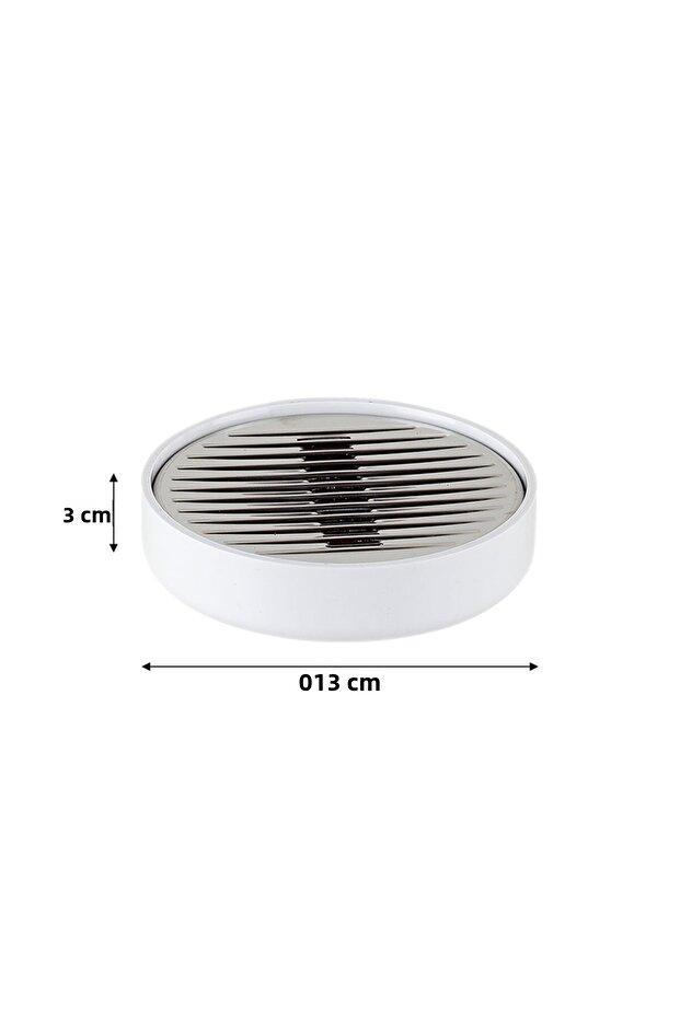 طبق صابون لينوكس أبيض - 4