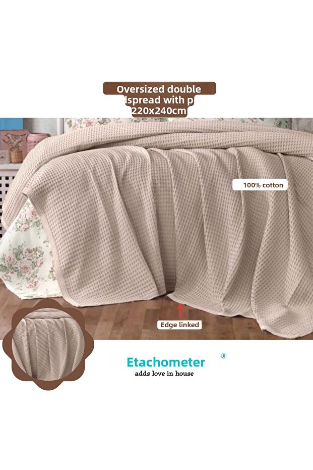 Etehometex بيكيه مع حمام سباحة مزدوج 220x240 سم