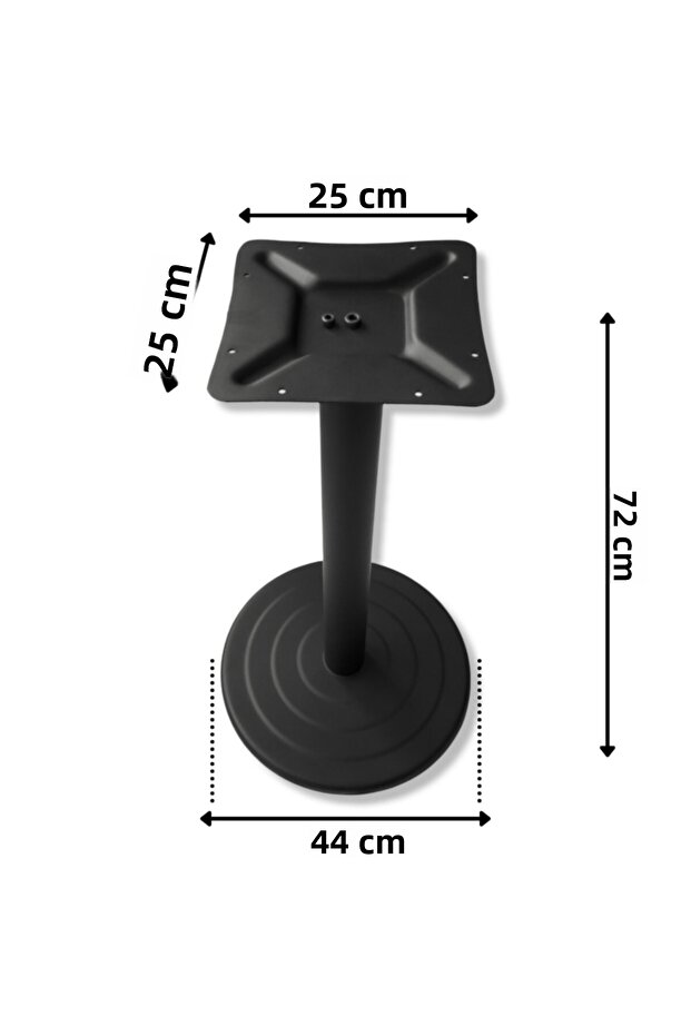 Round Base Cafe-Kitchen-Dining Table Leg - 4