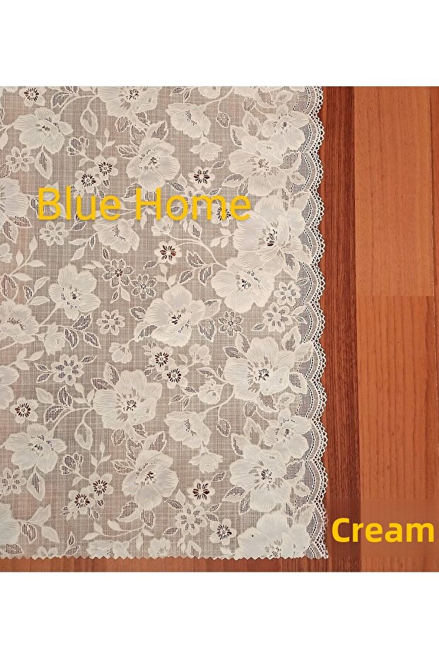 Meiwa Japanese Pvc Lace Shelf-Runner-Cabinet-Drawer-Cover Non-Slip Non-Yellowing/Width:40 Cmx5 Mt -- Cream 13