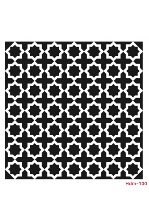 استنسل ديكور منزلي HDM100 ( 25 × 25 )