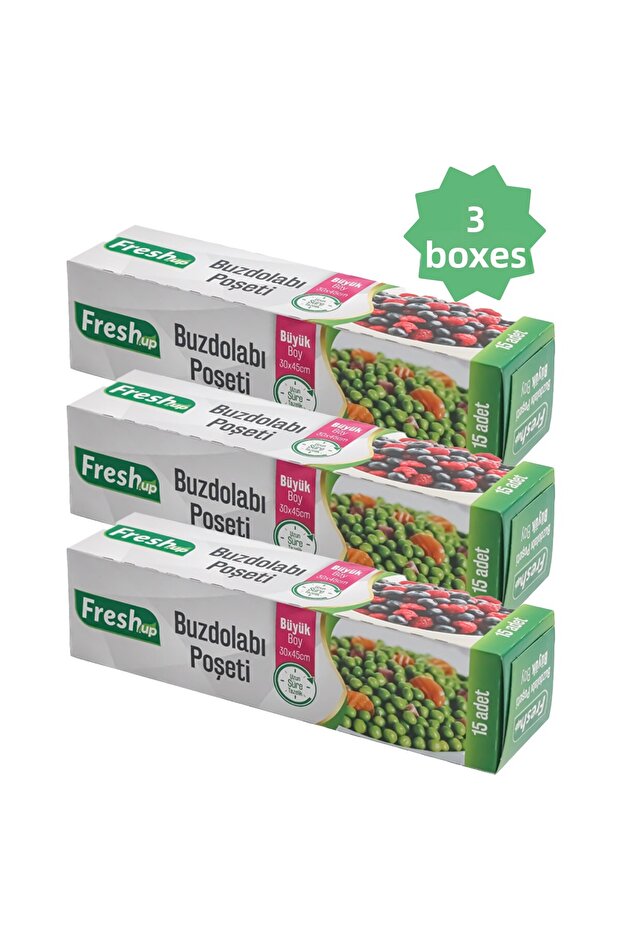 Refrigerator Bag Large Size 3 Boxes - 1