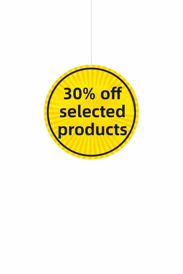 Thirty Percent Off Selected Products Written Store Coupon
