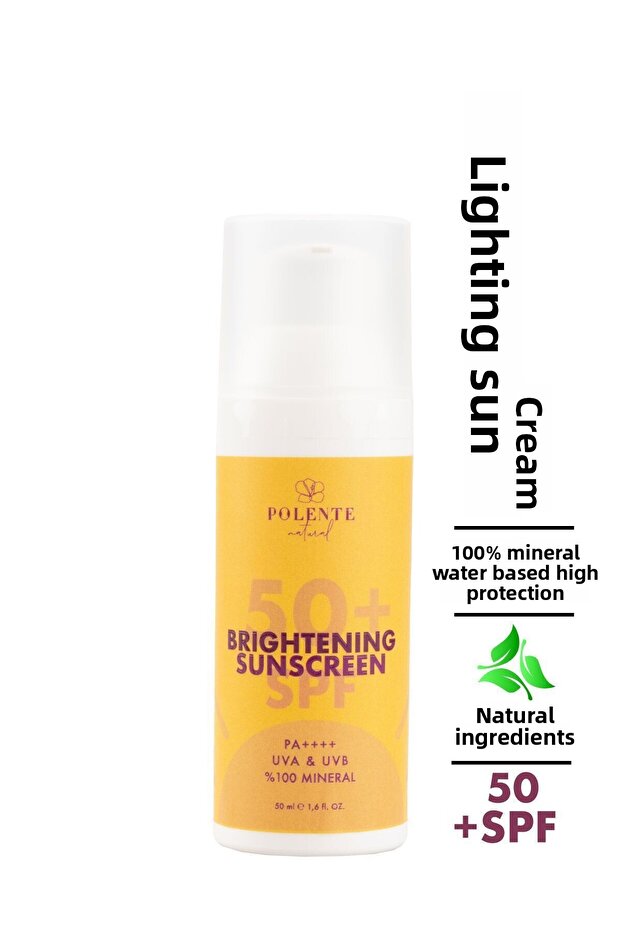 50+ Spf Brightening Sunscreen - 50+ Spf Brightening Sunscreen 100% Mineral Filter (50 ml)