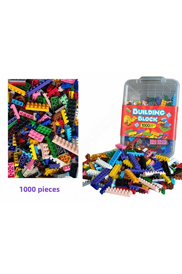 1000 Pieces Building Construction Blocks Quality Unbreakable Material Domestic Production Building Blocks