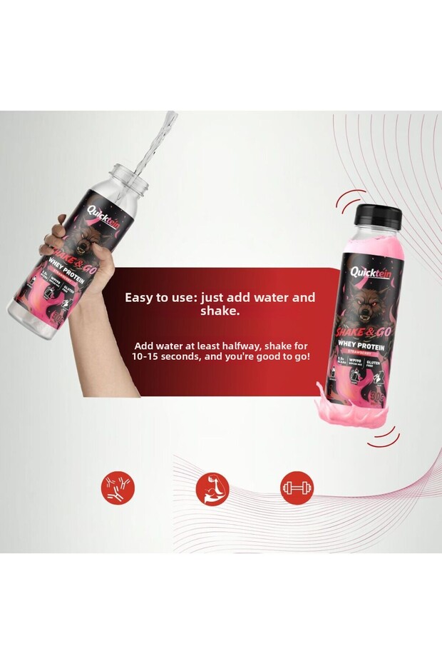 بروتين مصل اللبن ٤٠ غرام، اهتزز وانطلق - 2