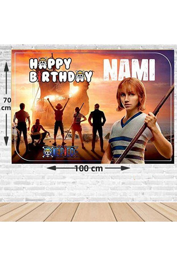 One Piece Pirate Namie Birthday Banner 70*100 cm