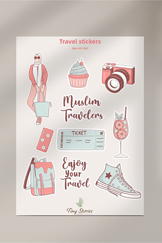 مجموعة ملصقات السفر - 2