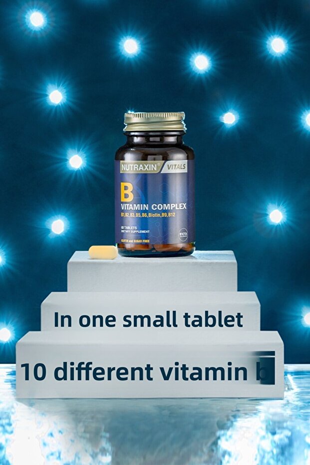 فيتامين ب المركب 60 قرص، قطعتان - 4